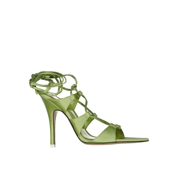 The Attico Reneè Satin Sandals - Picture 1 of 3